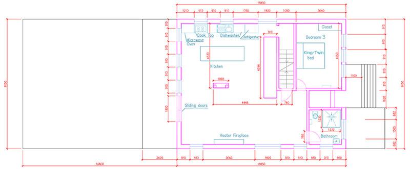 #floorplans 7 Bedroom Chalet Main Level