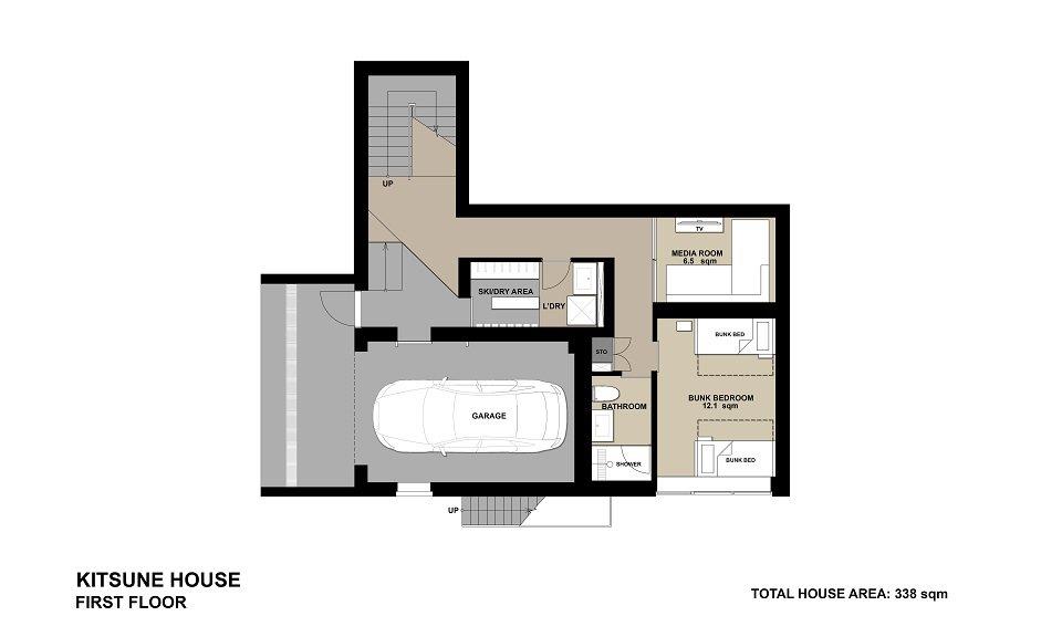 #floorplans Kitsune House 1F