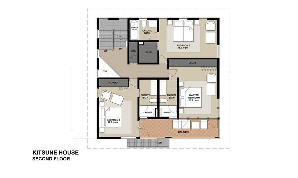 #floorplans Kitsune House 2F