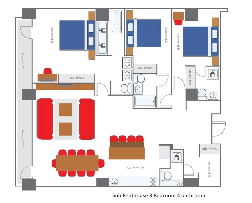#floorplans Hirafu 188 Sub penthouse