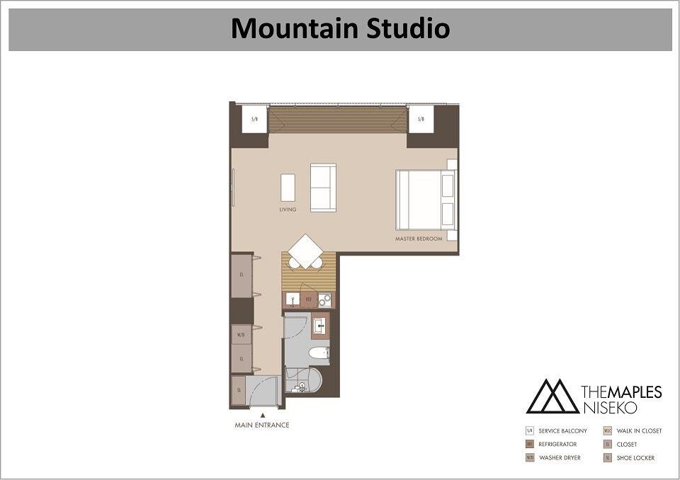 #floorplans Maples Niseko Mountain Studio