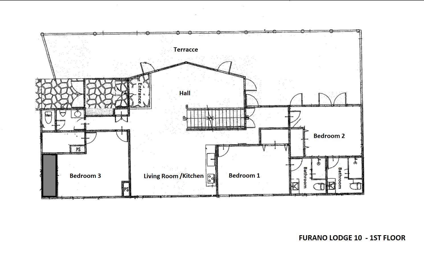 #floorplans Furano Lodge 10 1st floor