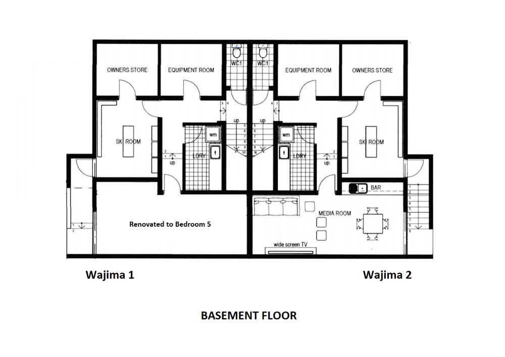 #floorplans Wajima basement floor