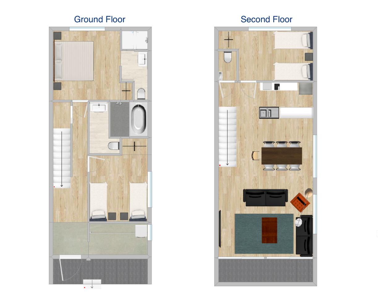 #floorplans 3 Bedroom Chalet
