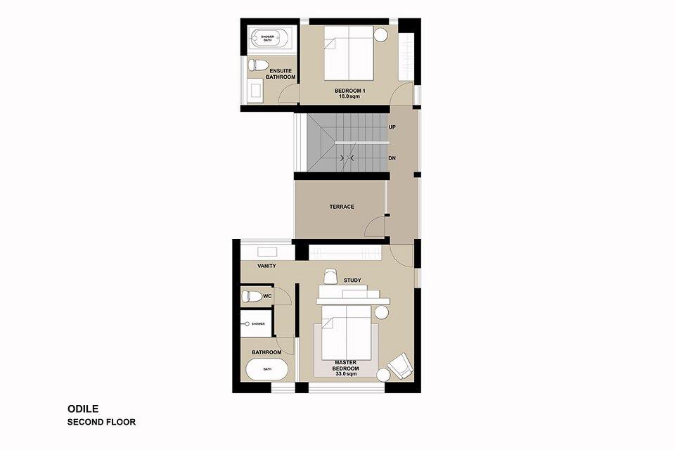 #floorplans Odile 2F
