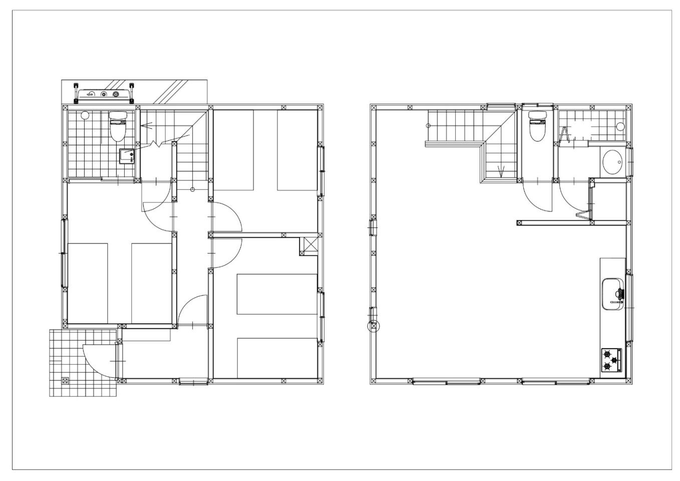 #floorplans 3 Bedroom A & B Chalets