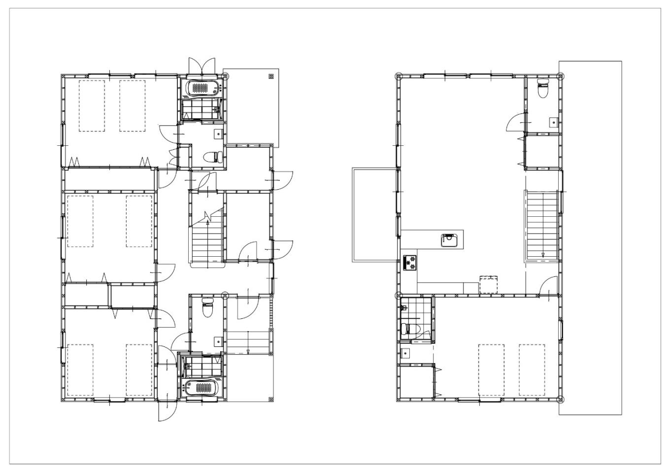 #floorplans 4 Bedroom D & E Chalets