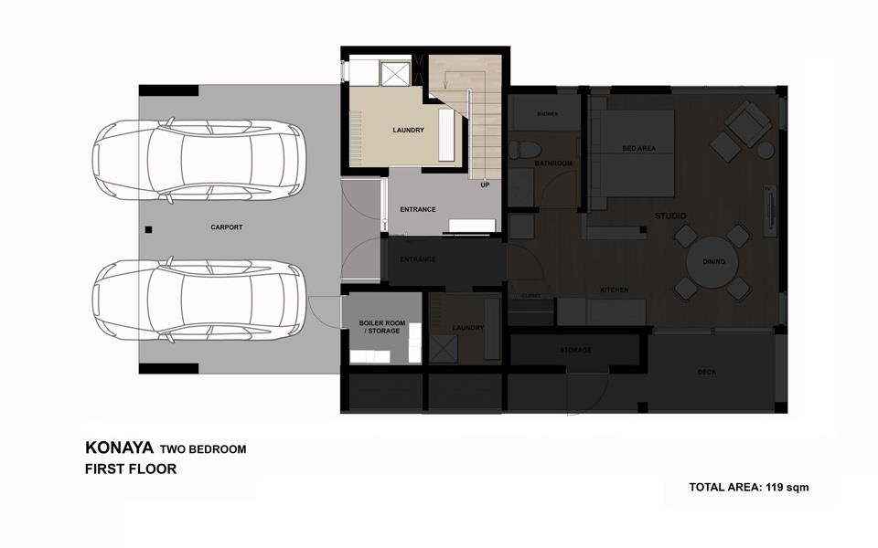 #floorplans Konaya 2bedroom 1F