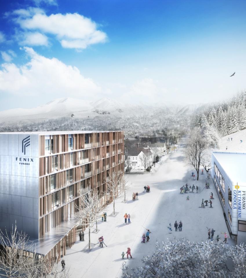 Furano Accommodation FENIX 3 - Exterior Winter