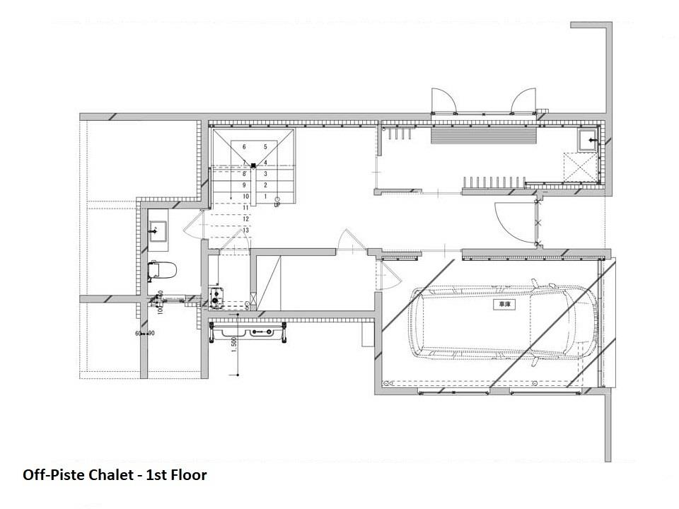 #floorplans Off-Piste Chalet 1st Floor