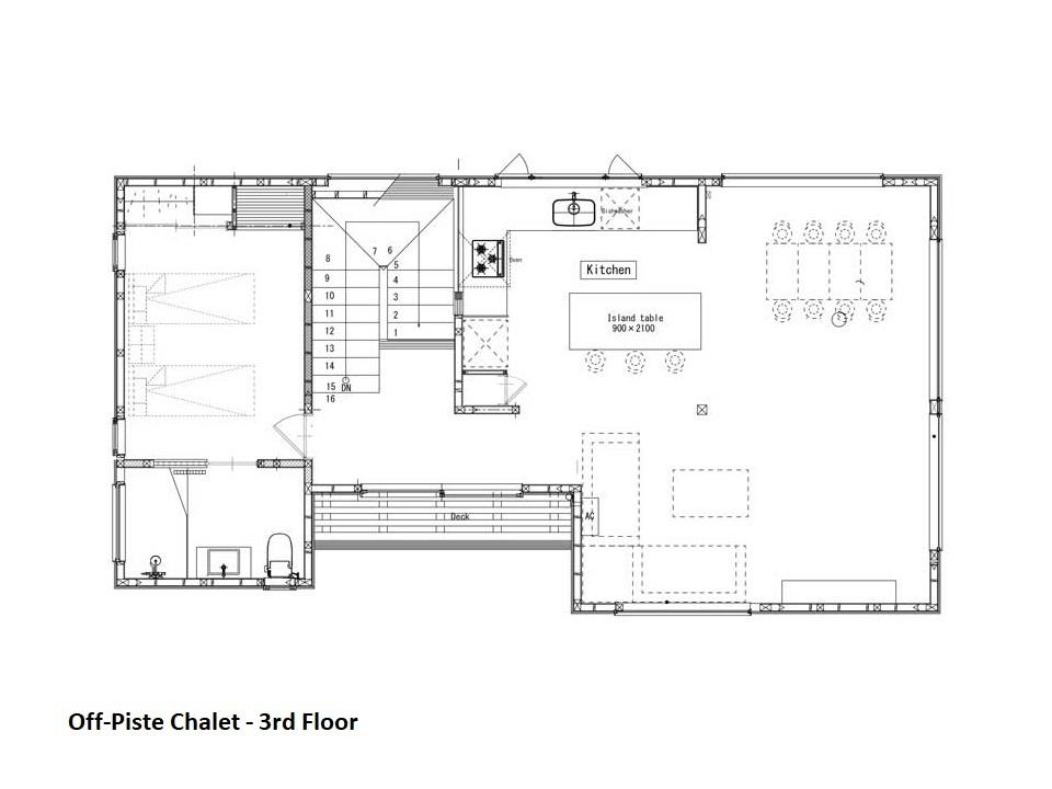 #floorplans Off-Piste Chalet 3rd Floor