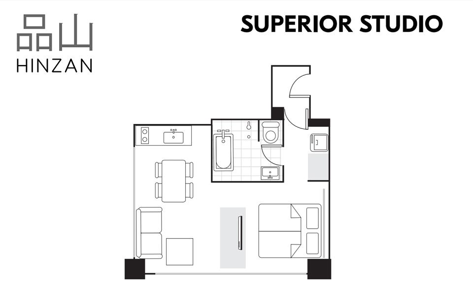 #floorplans Hinzan Superior Studio 