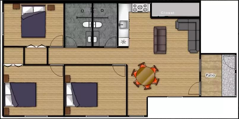 #floorplans gondola apartments 3 bedroom