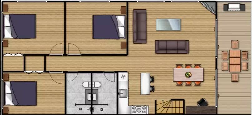 #floorplans gondola apartment 3 bedroom balcony