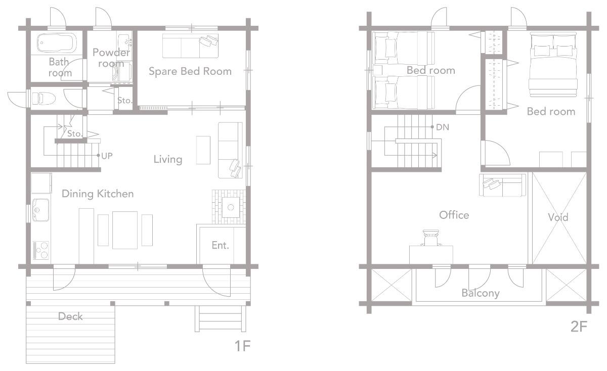Hakuba accommodation Betsu Inn Floor Plan