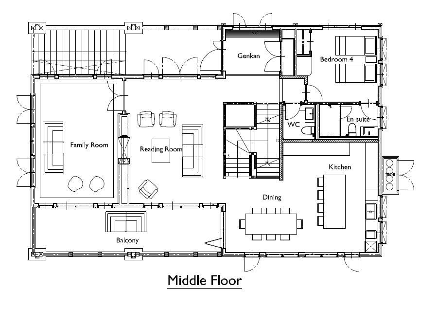 #floorplans Middle Floor