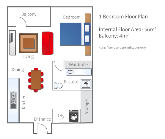 #floorplans 1 Bedroom