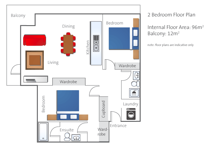 #floorplans 2 Bedroom