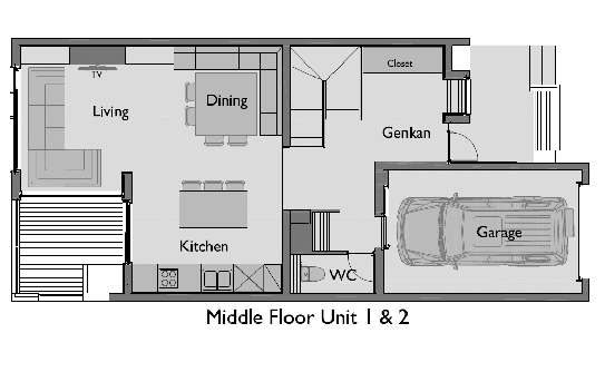 #floorplans Middle Floor Unit1&2