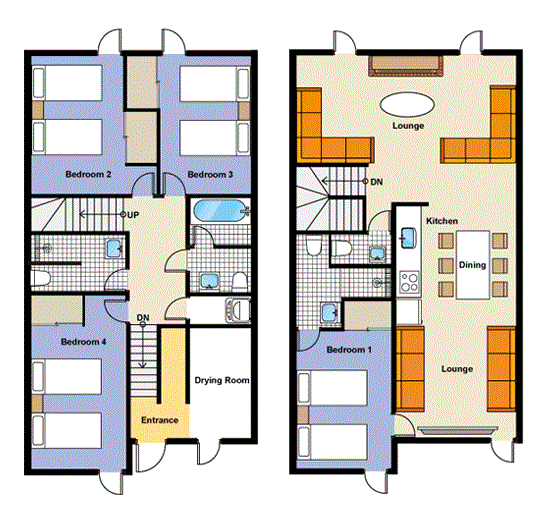#floorplans 4 Bedroom Townhouse