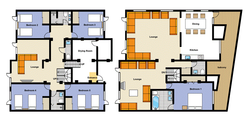 #floorplans 5 Bedroom Townhouse