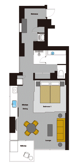 #floorplans Apartment 202 and 302