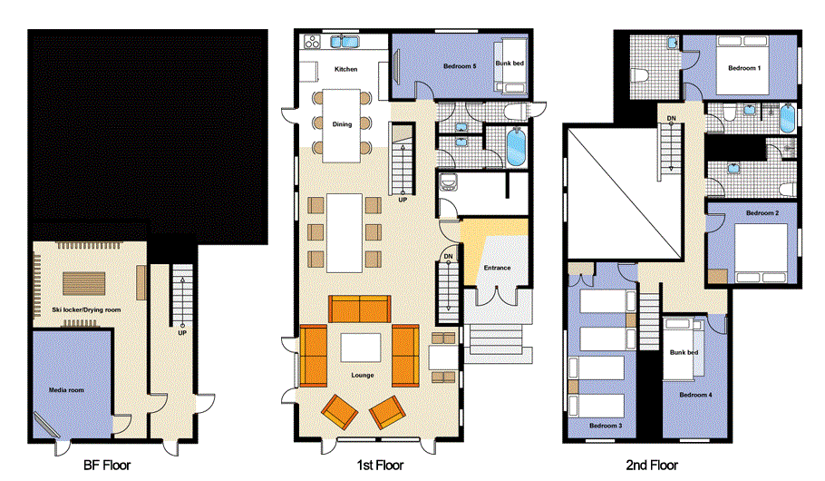 #floorplans 5 Bedroom House