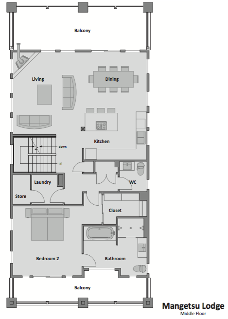 #floorplans Middle Floor