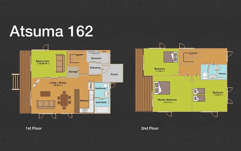 #floorplans 3 Bedroom Atsuma 162
