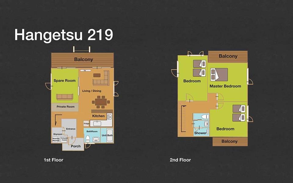 #floorplans 3 Bedroom Hangetsu 219