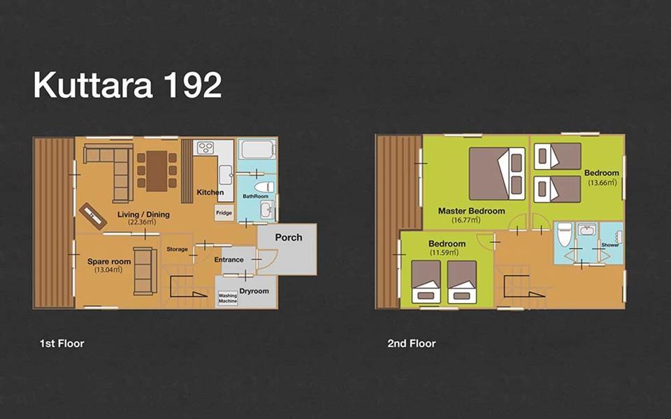 #floorplans 3 Bedroom Kuttara 192
