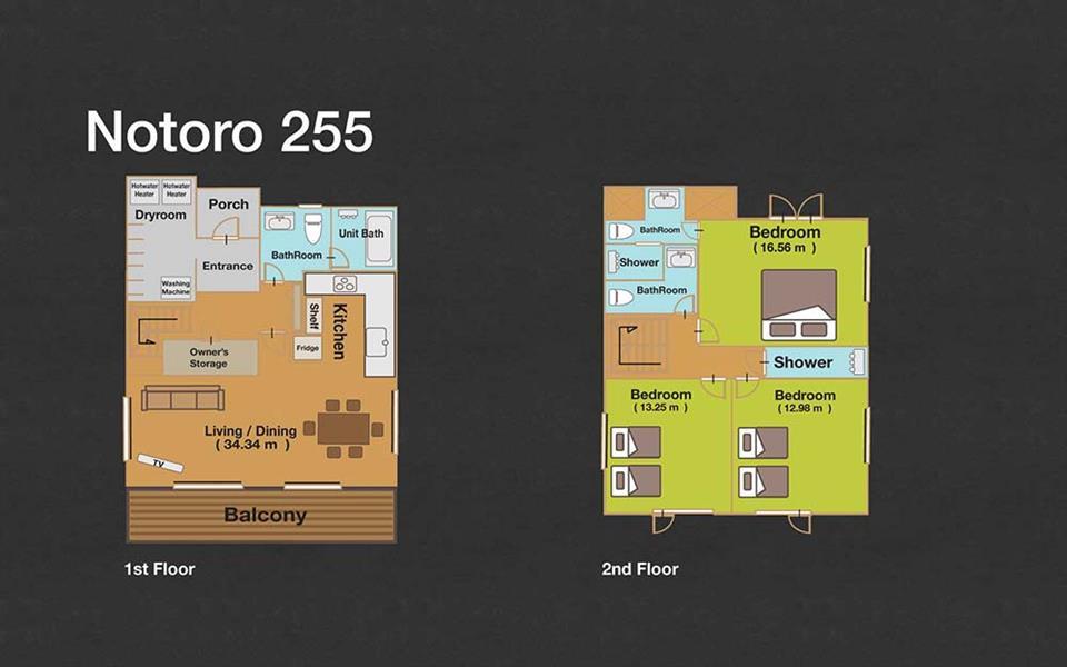 #floorplans 3 Bedroom Notoro 255
