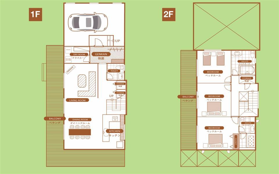 #floorplans 3 Bedroom Hakusan