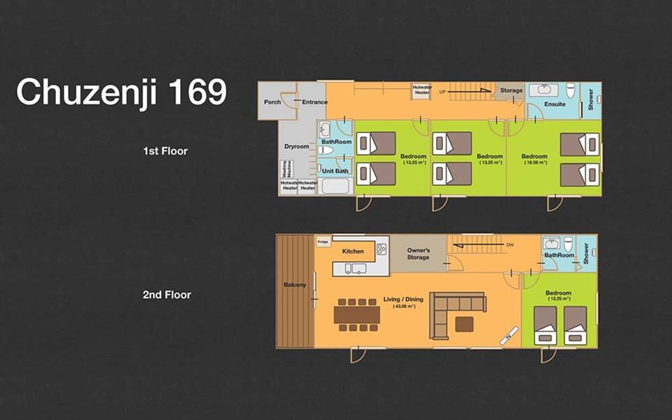 #floorplans 4 Bedroom Chuzenji 169