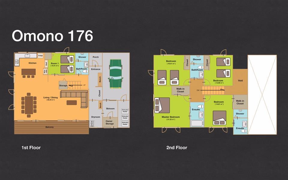 #floorplans 5 Bedroom Omono 176
