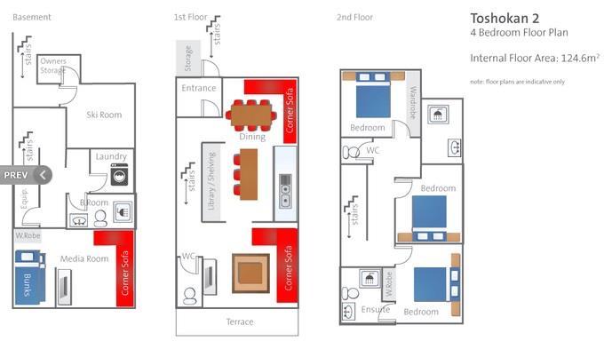 #floorplans Toshokan 2- 4 Bedroom