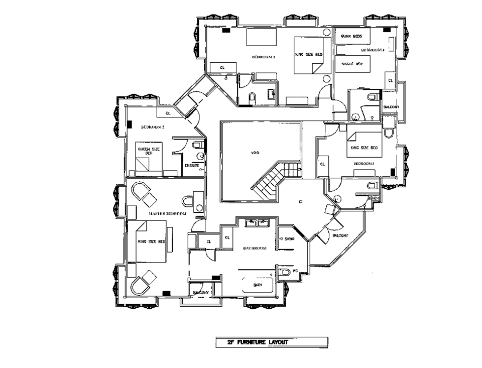 #floorplans 5 Bedroom Apartments 2nd Floor