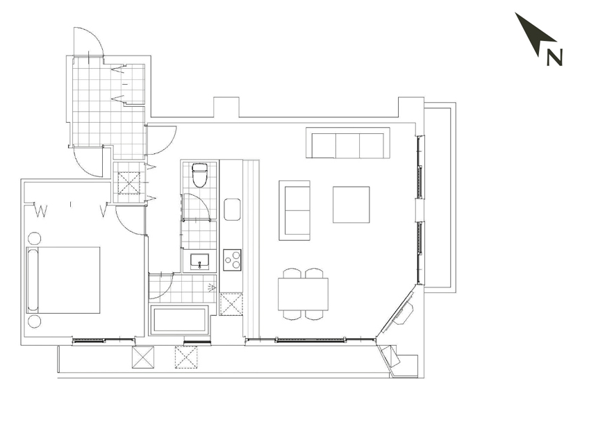 #floorplans 1 Bedroom Alpine Deluxe