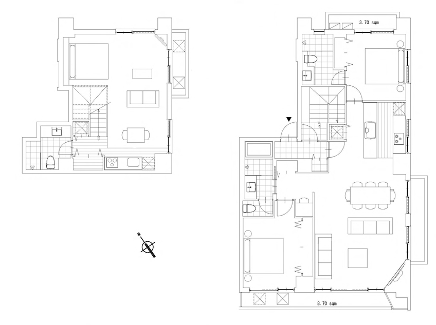 #floorplans 3 Bedroom Premier Apartment