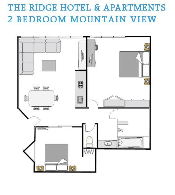 #floorplans 2 Bedroom Mountain View Apartment