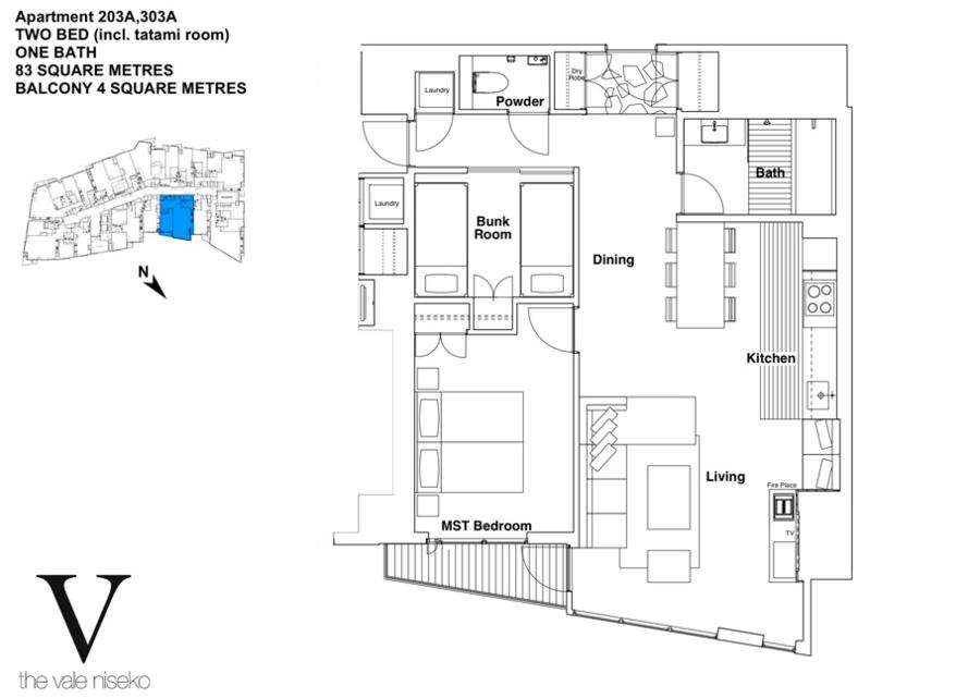 #floorplans The Vale 2 Bedroom Resort Inc Bunk Room