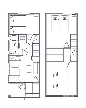 #floorplans 3 Bedroom Chalets 