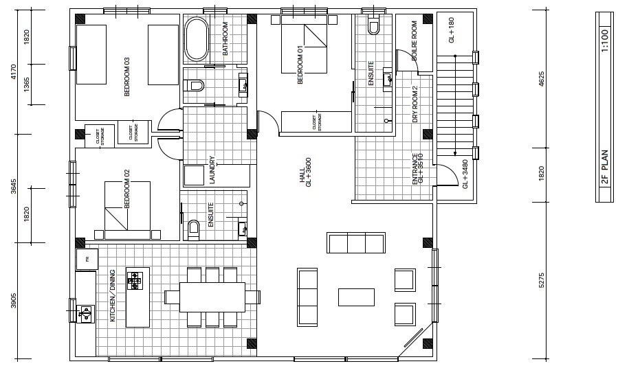 #floorplans 3 Bedroom 2nd Floor Apartments